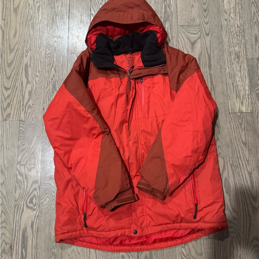 LL Bean Men's Red Ski Coat